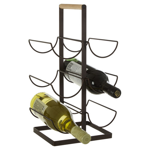 Hashtag Home Callaghan 6 Bottle Tabletop/Countertop Wine Bottle Rack